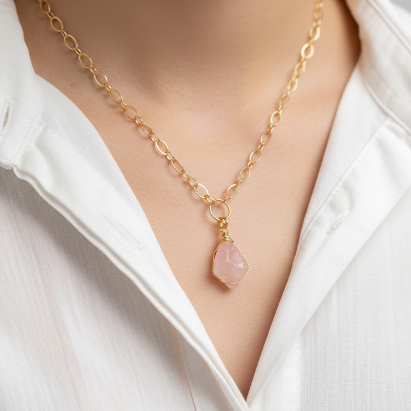 Necklace Thick Stones