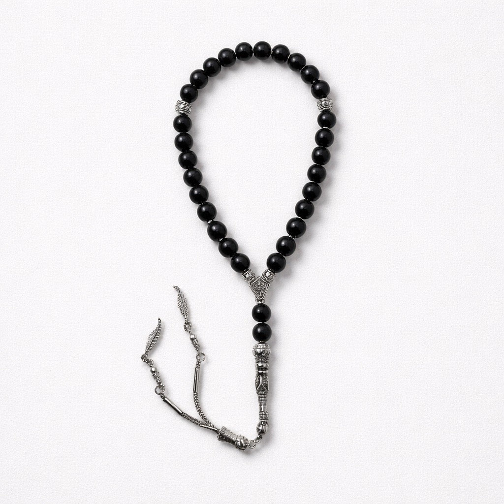 Rosary / Masbaha Natural Stones Sterling Silver