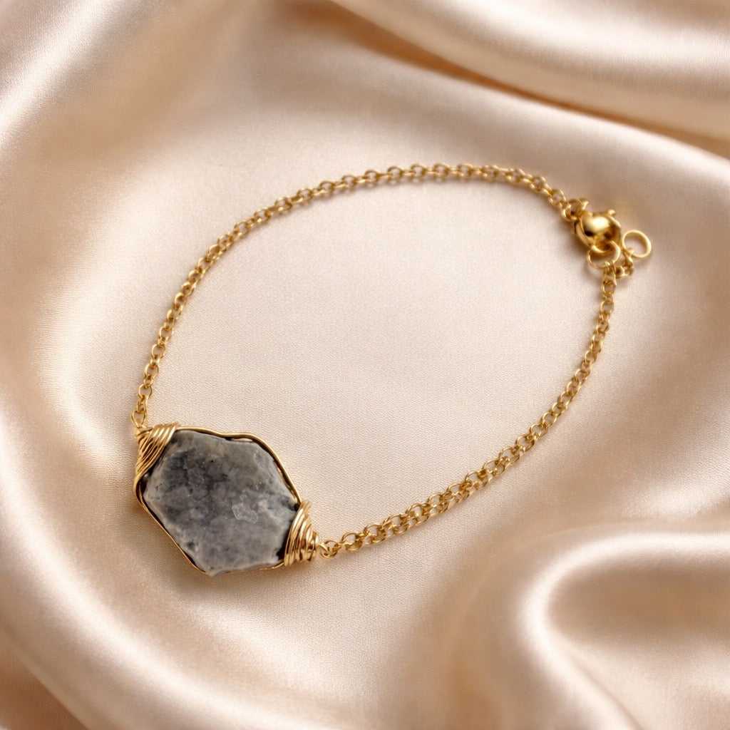 Bracelet Cage Natural Stones