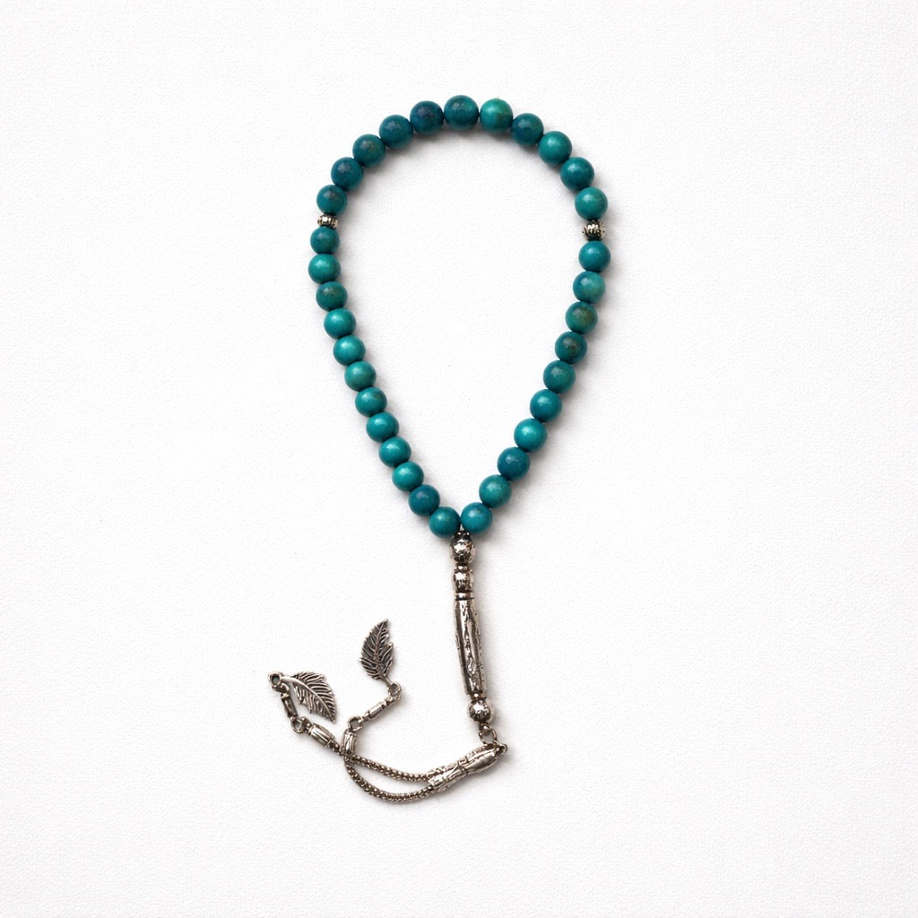 Rosary / Masbaha Natural Stones Sterling Silver