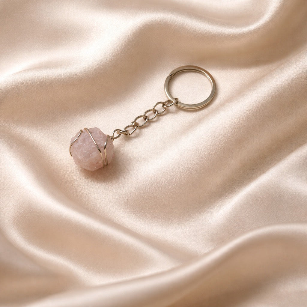 Key Chains with Natural Stone