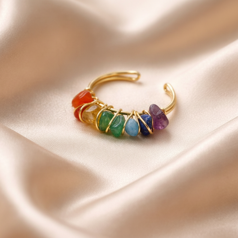 Ring Mini Polish Natural Stones
