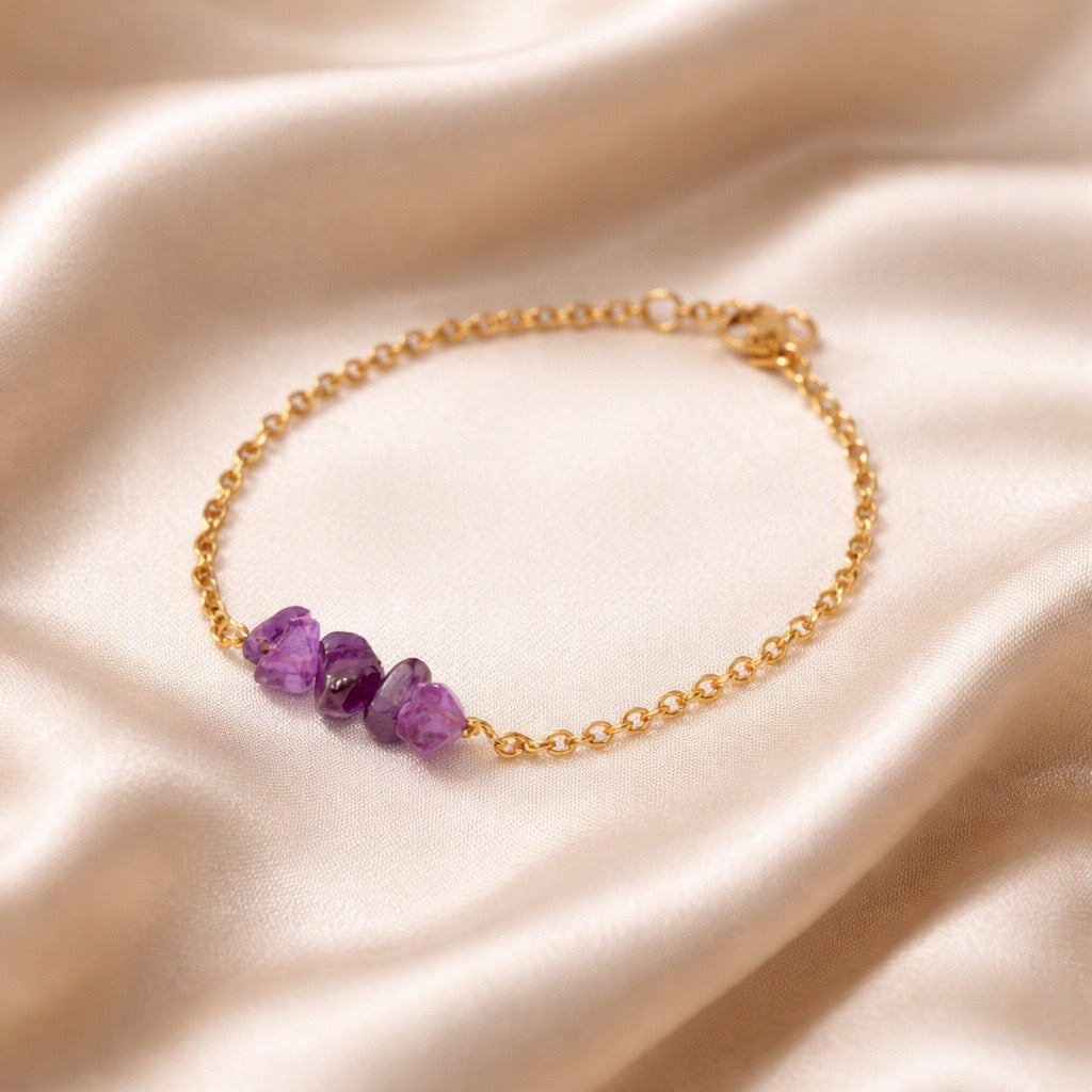 Bracelet Chopped Natural Stones