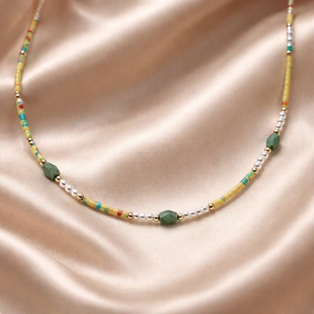 Necklace Choker Beads Bohemian Style