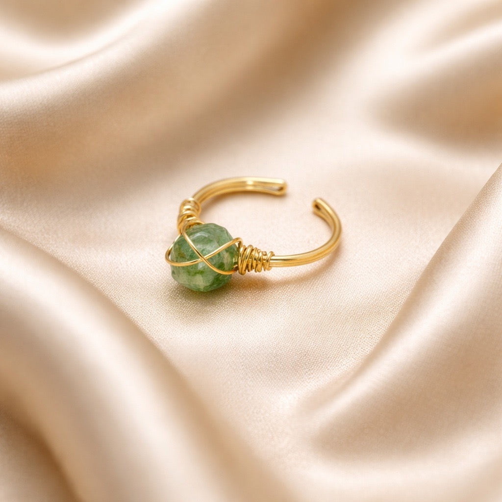 Ring Raw Natural Stones