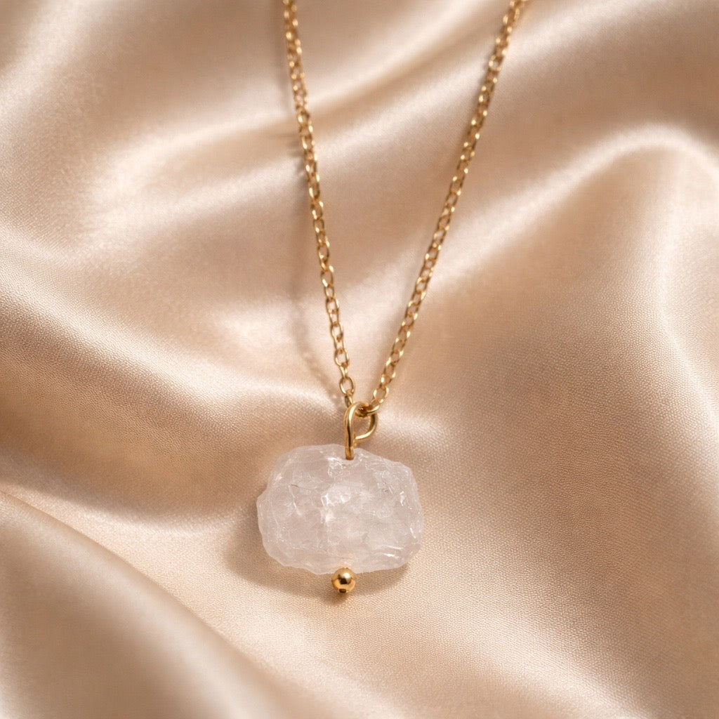 Necklace Raw Natural Stones