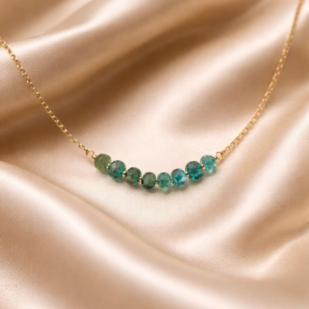 Necklace Chopped Natural Stones