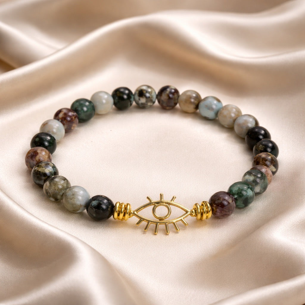 Bracelet Elastic with Gold/Silver Charms