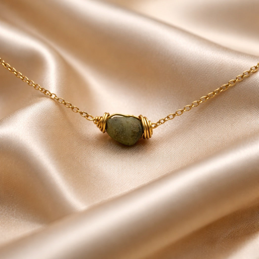 Bracelet Cage Natural Stones