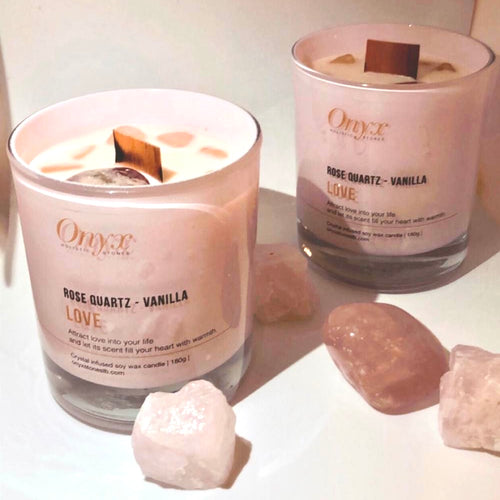 Crystal-Infused Candles Soy Wax