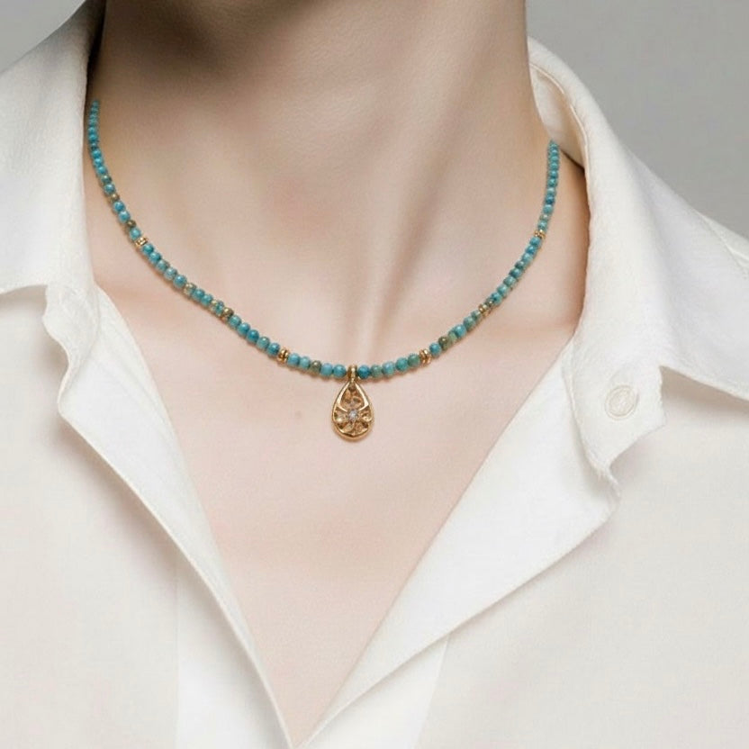 Necklace Beads with Charms