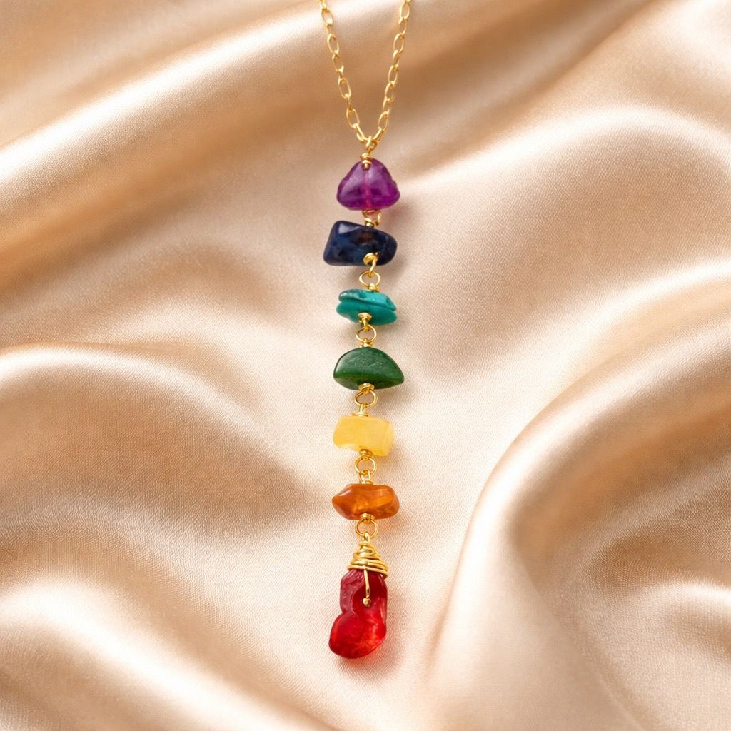 Necklace Chakra Vertical Chopped