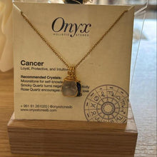 Load image into Gallery viewer, Necklace 3 Stones Zodiac Signs