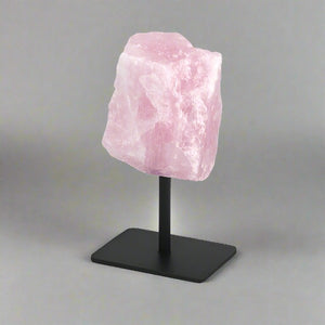 Rose Quartz Metal Base