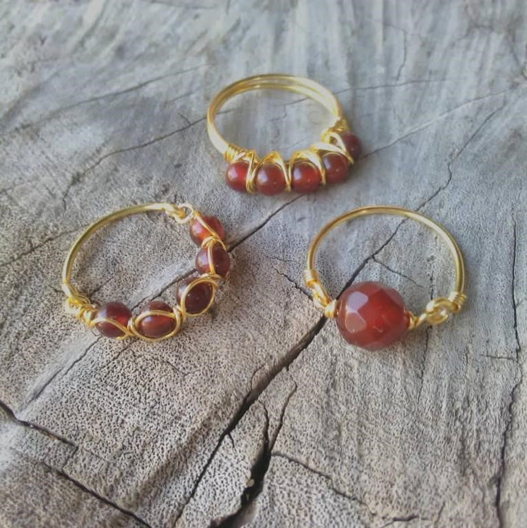Ring One Bead Stone