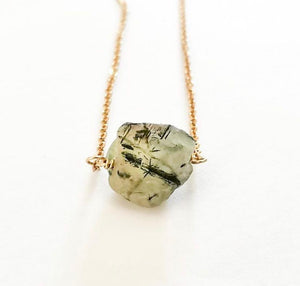 Necklace Raw Natural Stones