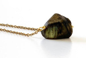 Necklace Raw Natural Stones
