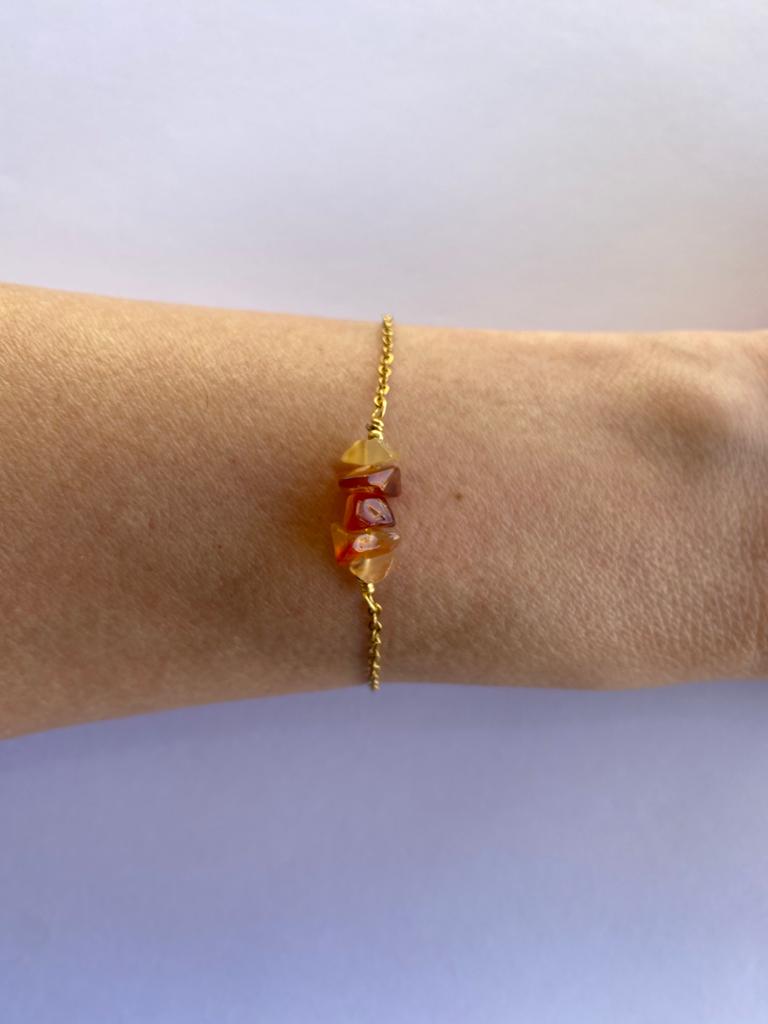 Bracelet Chopped Natural Stones