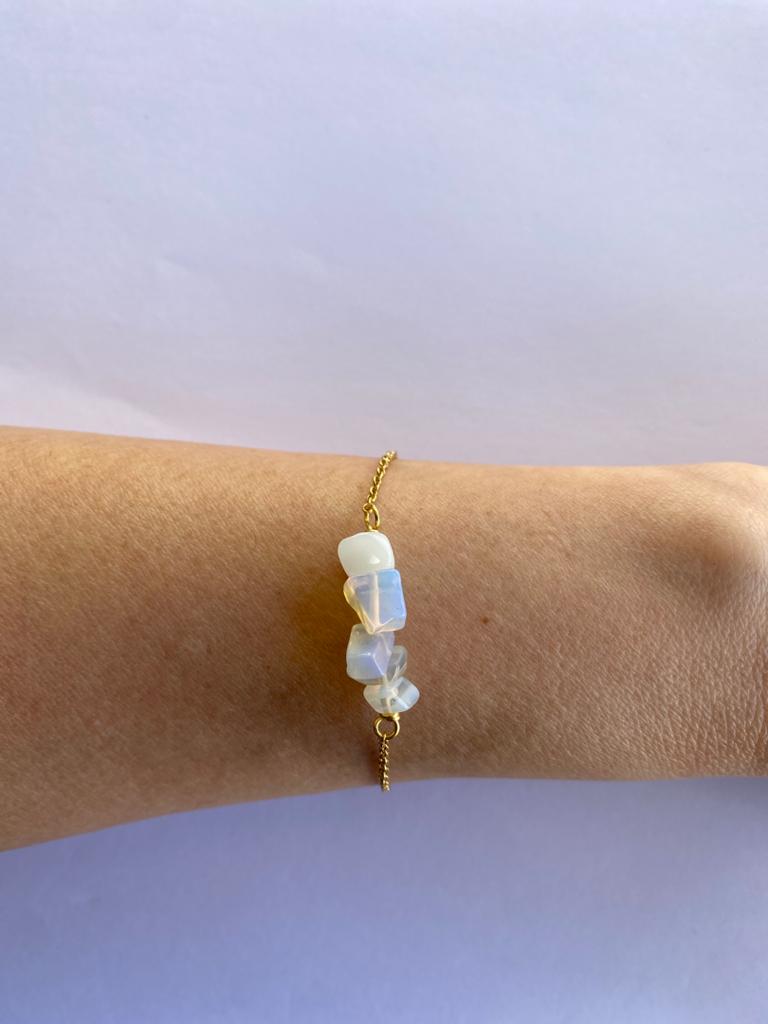 Bracelet Chopped Natural Stones