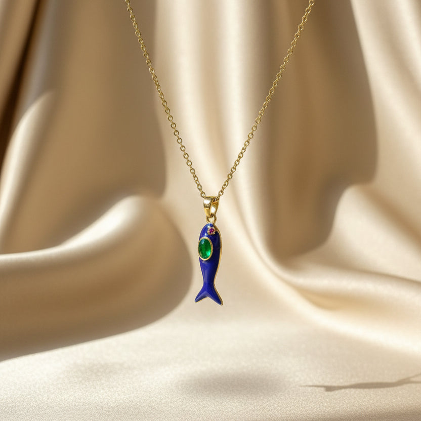 Necklace Wish / Fish Collection