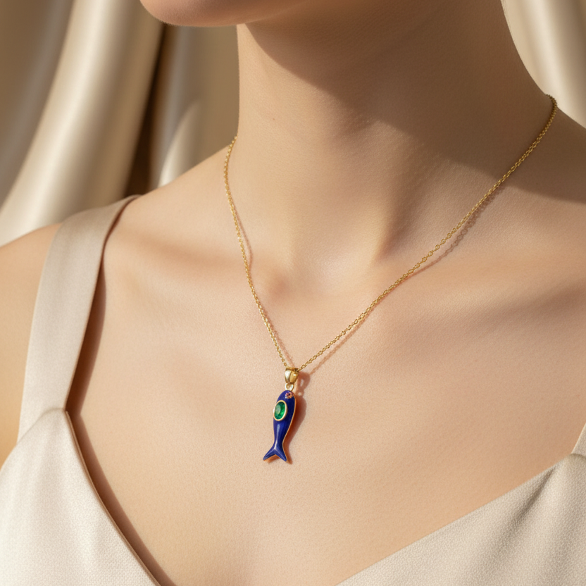 Necklace Wish / Fish Collection
