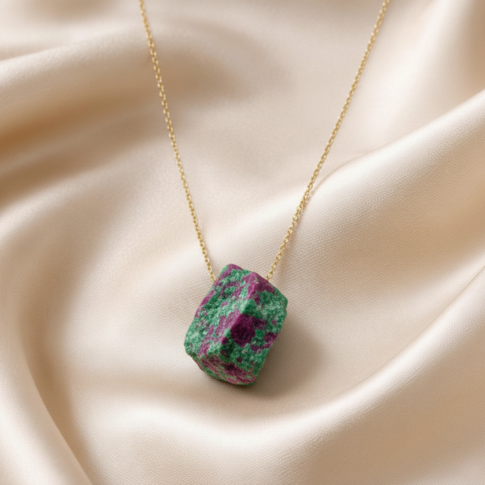 Necklace Raw Natural Stones