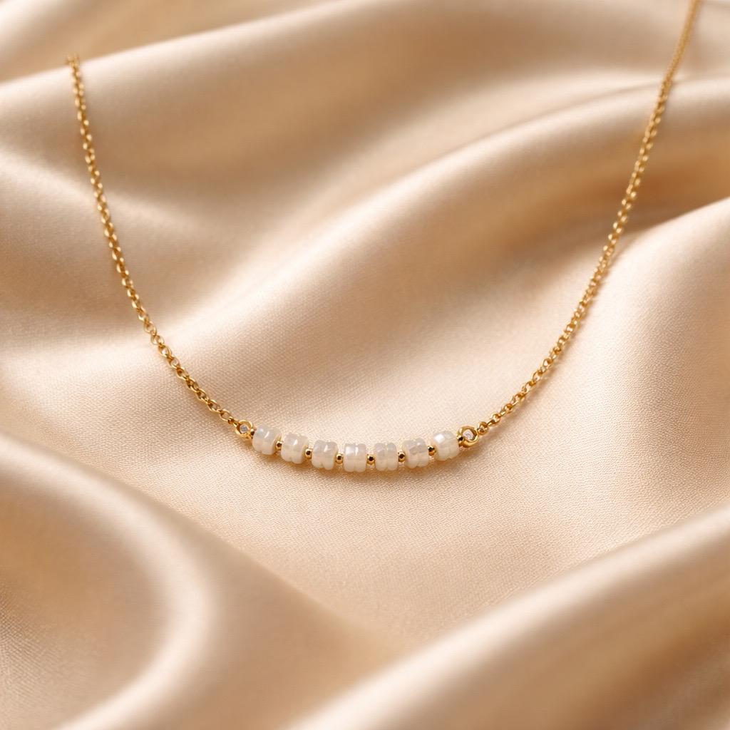 Necklace Beads in the Middle