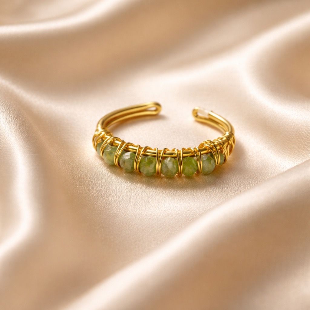 Ring Beads Natural Stones