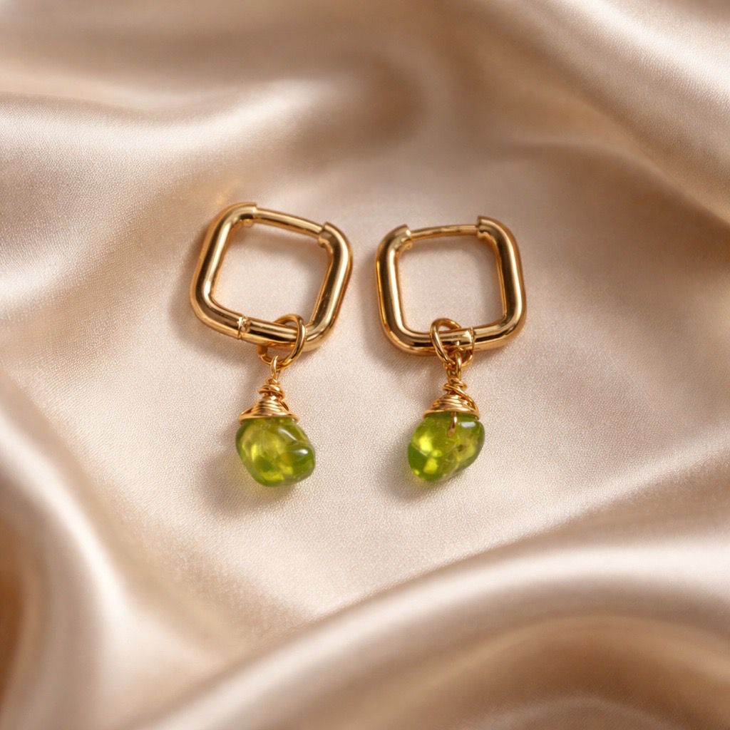 Earrings Square Hoops