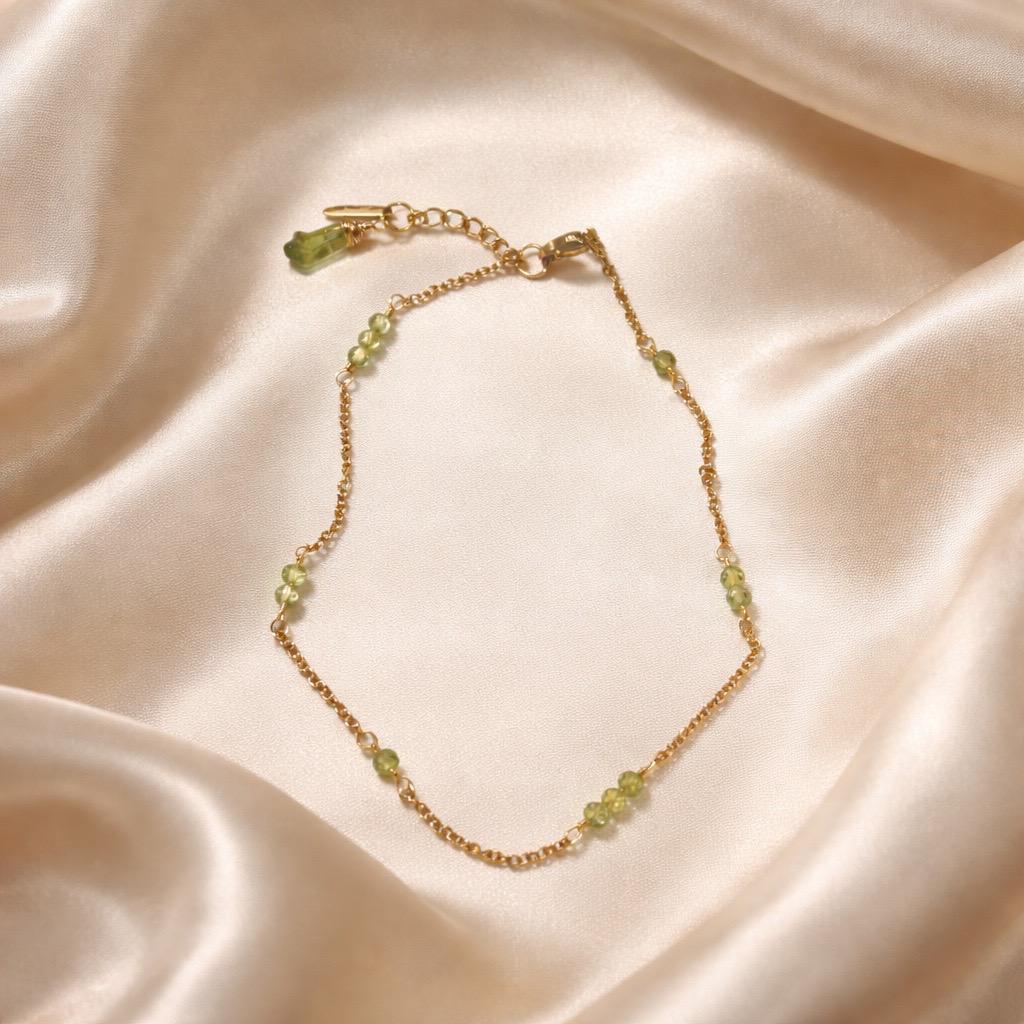 Anklets Beaded Stones with Charm