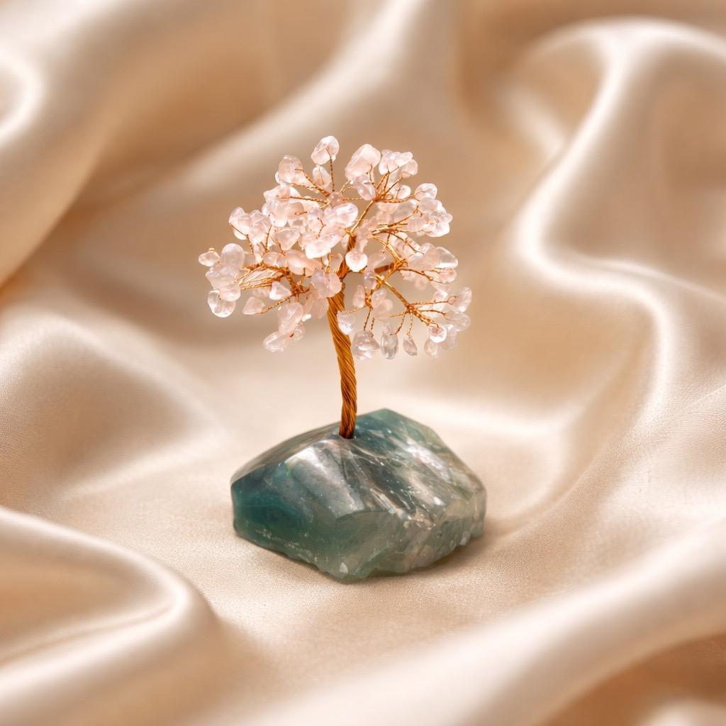 Crystal Trees (Tree Of Life)  Chopped Stones XSmall Fluorite Base