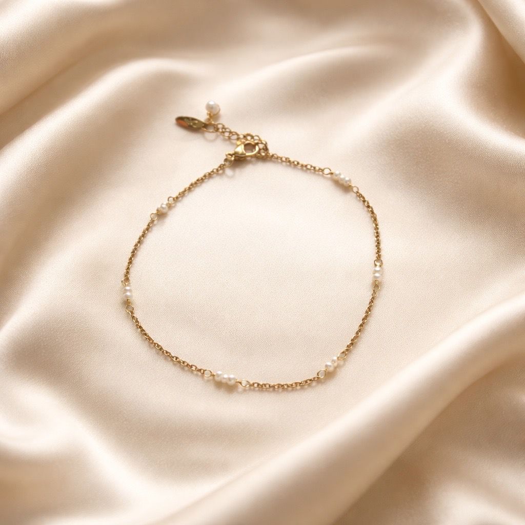 Anklets Beaded Stones with Charm