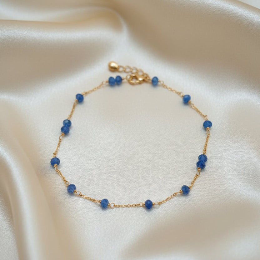 Anklets Beaded Stones Simple