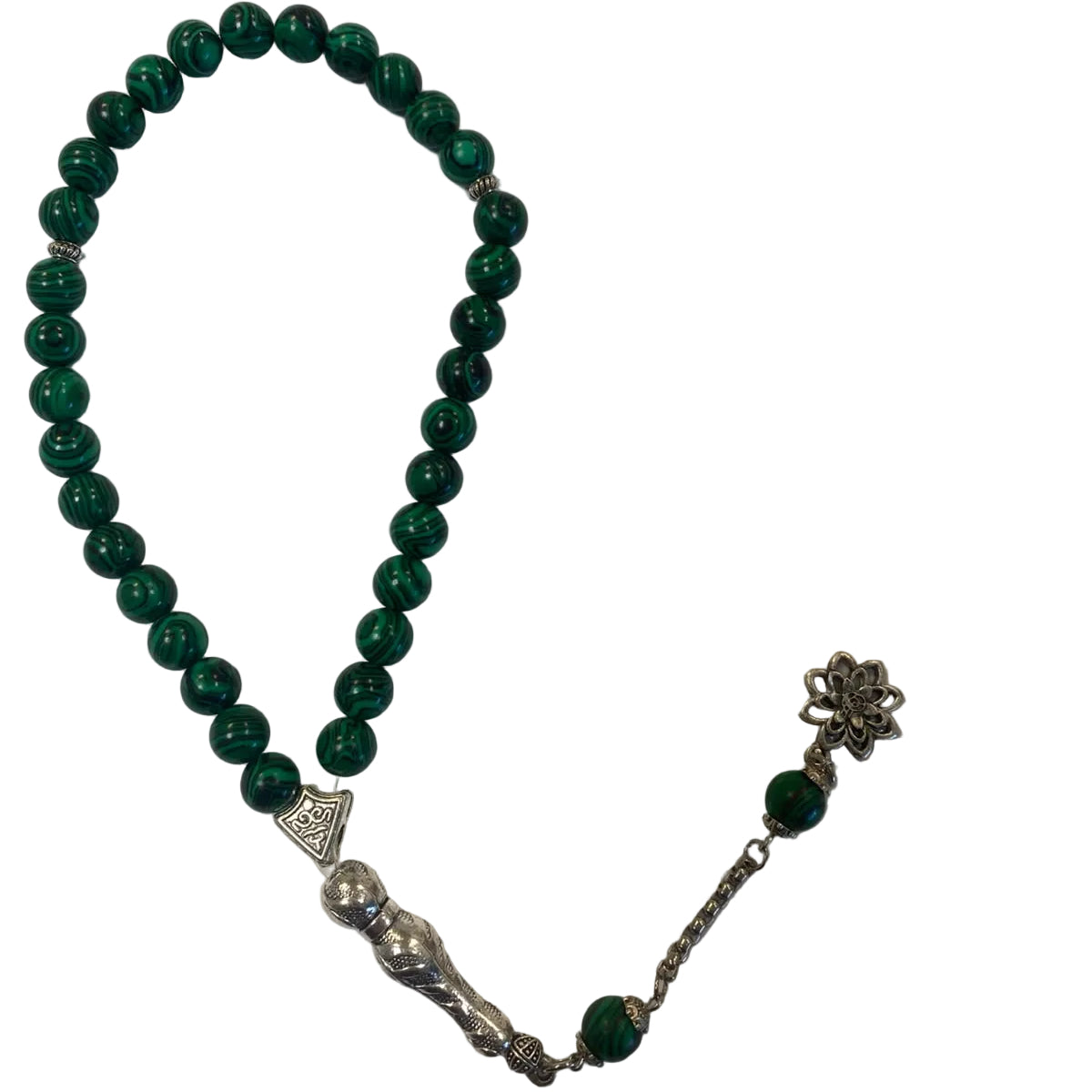 Rosary / Masbaha Natural Stones Sterling Silver