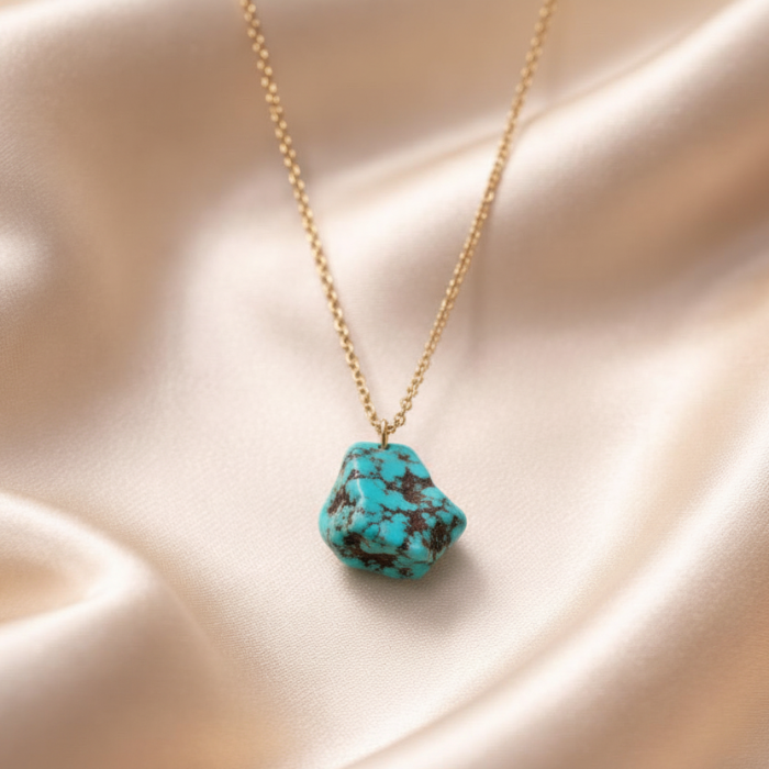 Necklace Raw Natural Stones