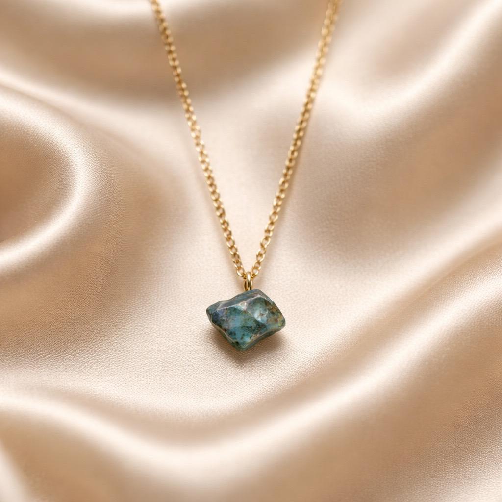 Necklace Raw Natural Stones