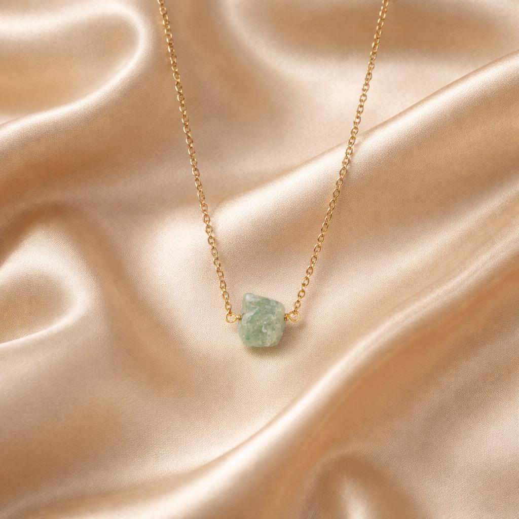 Necklace Raw Natural Stones