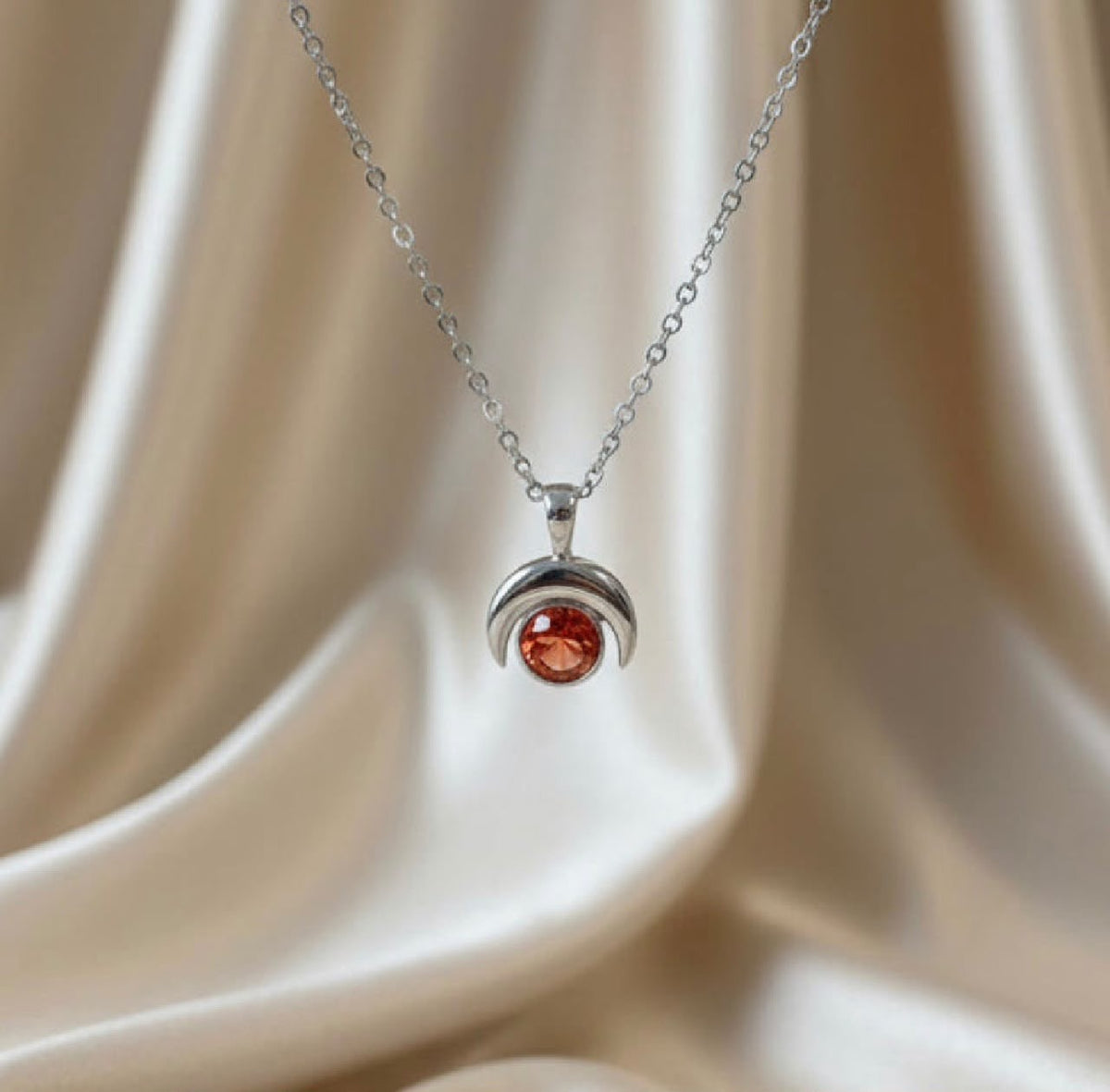 Necklace Moon Collection Silver