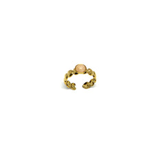 Load image into Gallery viewer, Ring One Stone Gold Plated