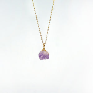 Necklace Cage Natural Stones