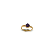 Load image into Gallery viewer, Ring One Stone Gold Plated