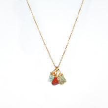 Load image into Gallery viewer, Necklace 3 Stones Zodiac Signs
