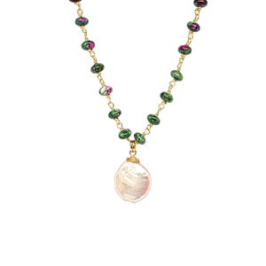 Necklace Beads with Pearl/Stone