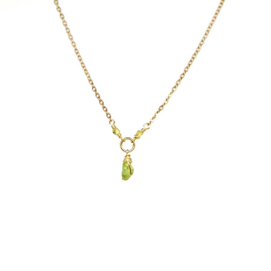 Necklace Beads with one Stone
