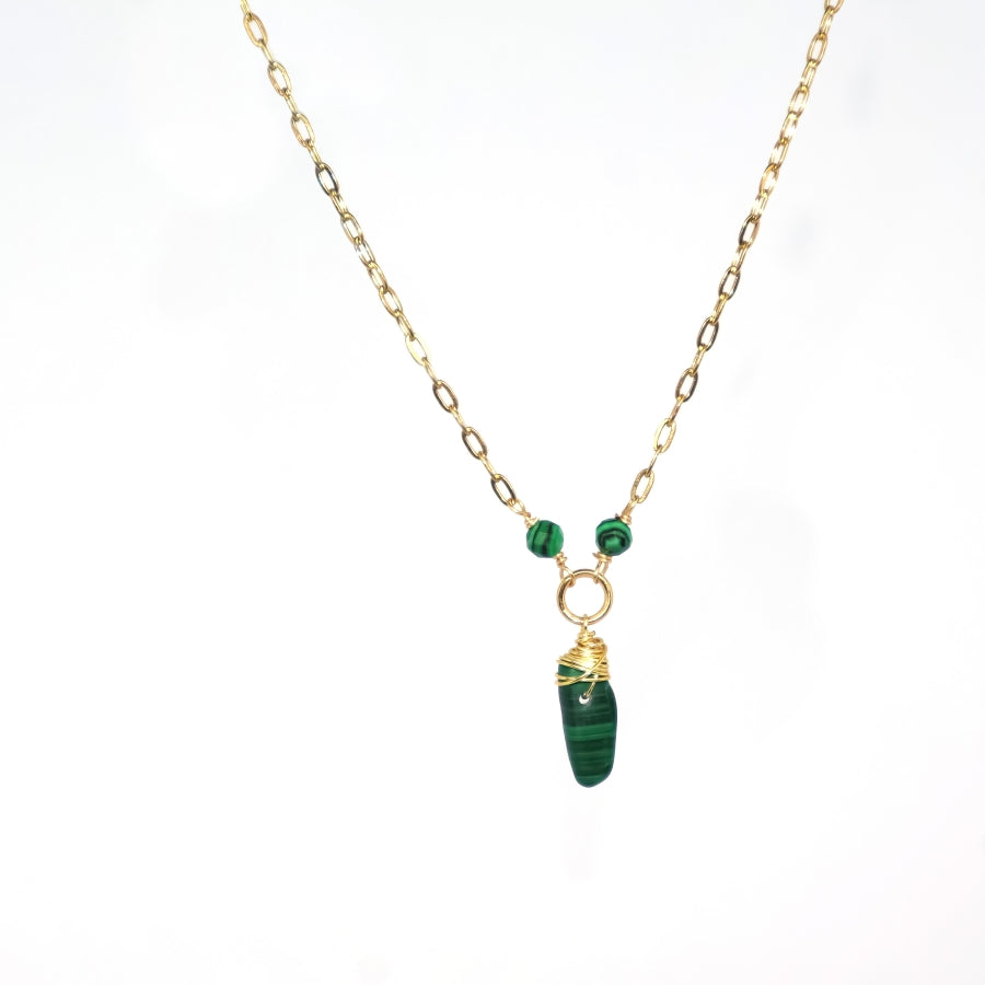 Necklace Beads with one Stone