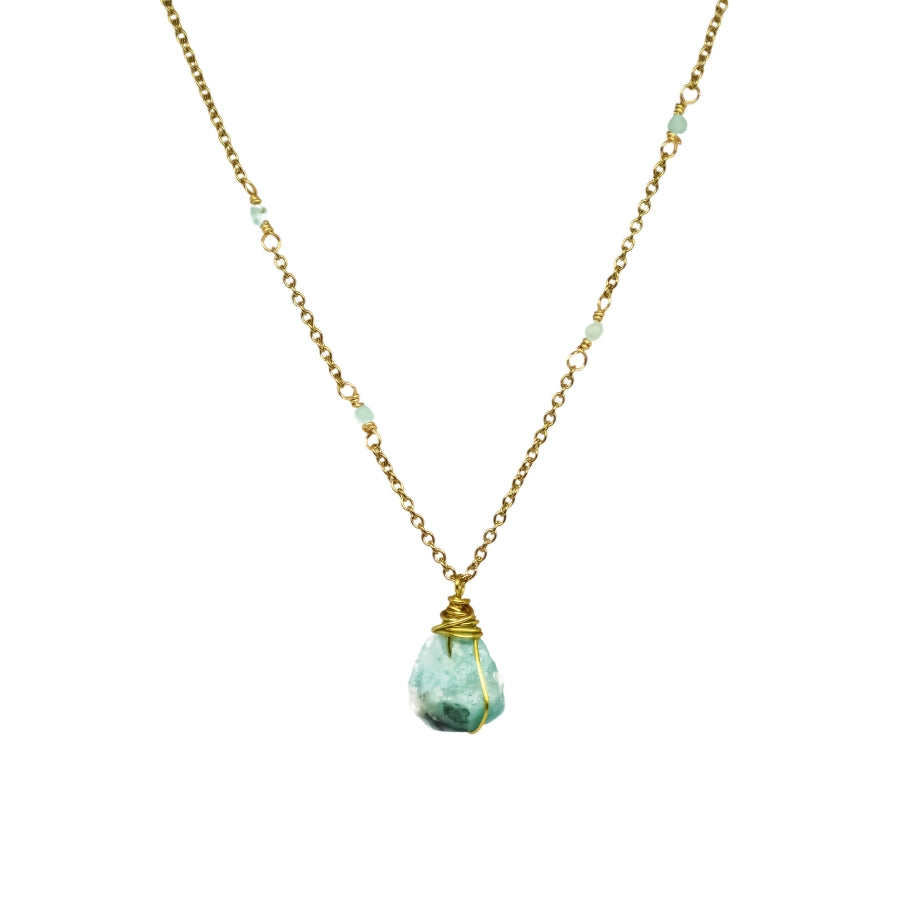 Necklace Beads with one Stone