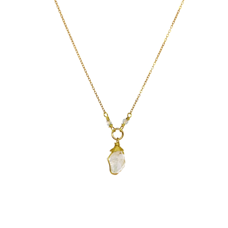 Necklace Beads with one Stone
