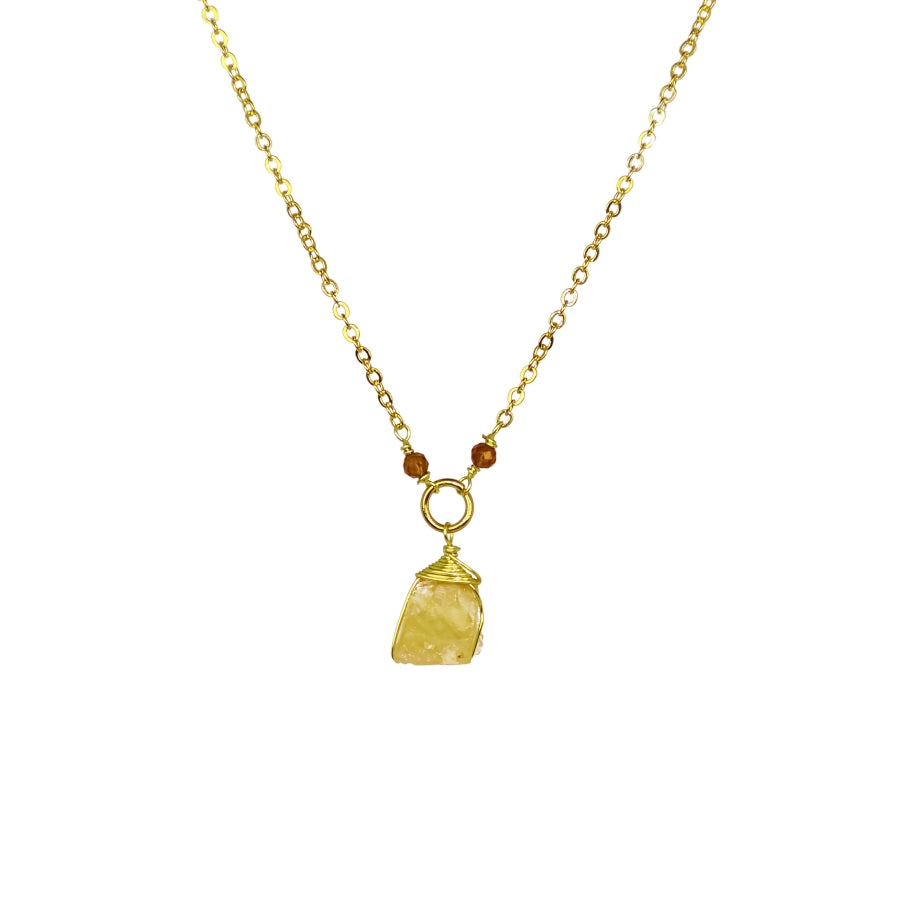 Necklace Beads with one Stone