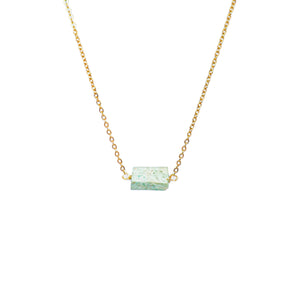 Necklace Horizontal Stone
