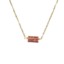 Load image into Gallery viewer, Necklace Horizontal Stone